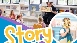 Storytime Poster Try Booking Link